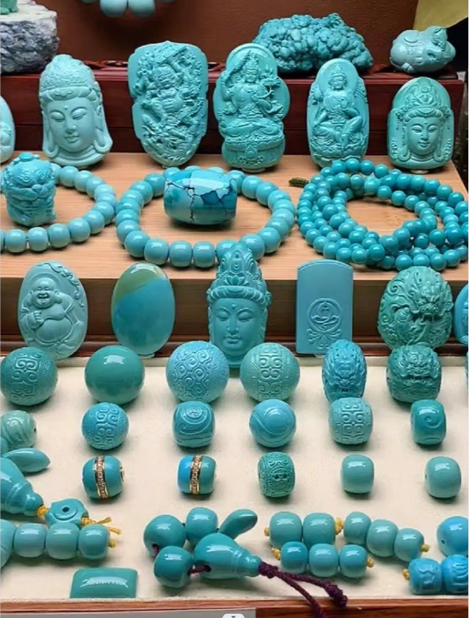 云蓋寺綠松石國家礦山公園綠松石經(jīng)典作品展示