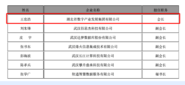 第六屆湖北軟件協(xié)會(huì)換屆 王忠浩當(dāng)選理事會(huì)長(zhǎng)