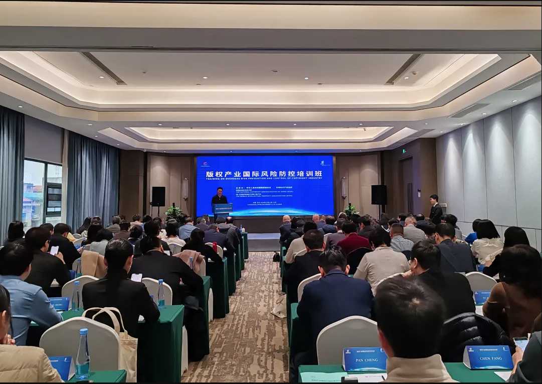 2024版權(quán)產(chǎn)業(yè)國際風險防控培訓班在長沙舉辦