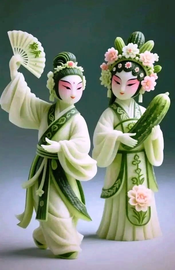 創(chuàng)意版權(quán)作品展示：青瓜遇見國粹