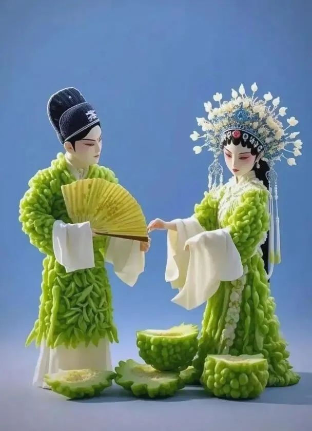 創(chuàng)意版權(quán)作品展示：青瓜遇見國粹