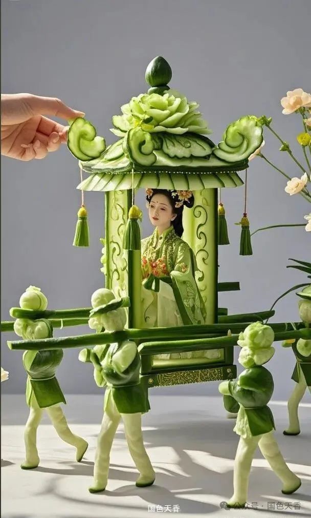 創(chuàng)意版權(quán)作品展示：青瓜遇見國粹