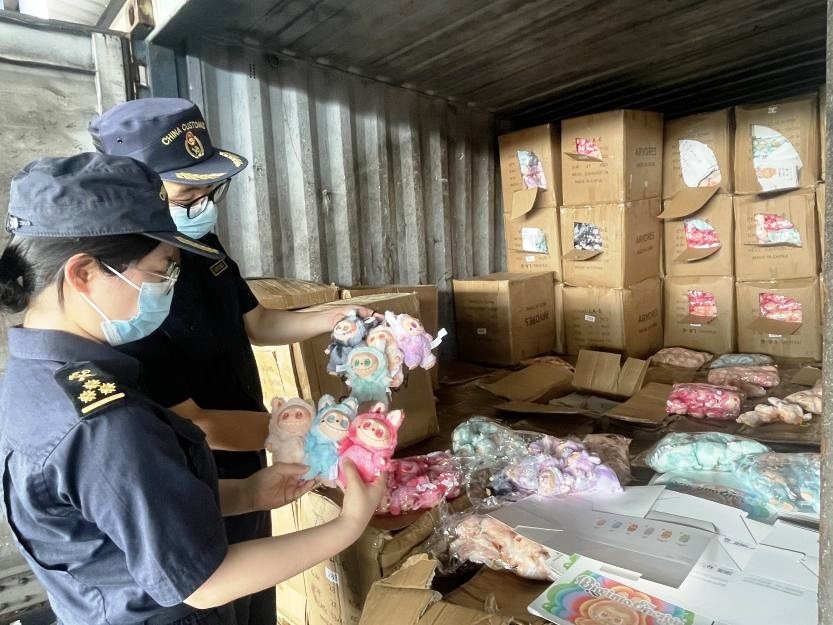 今年全國(guó)海關(guān)攔截183萬件涉嫌侵權(quán)Labubu產(chǎn)品