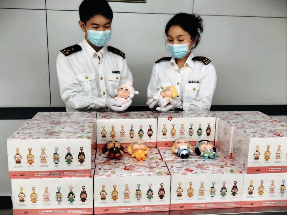 今年全國(guó)海關(guān)攔截183萬件涉嫌侵權(quán)Labubu產(chǎn)品