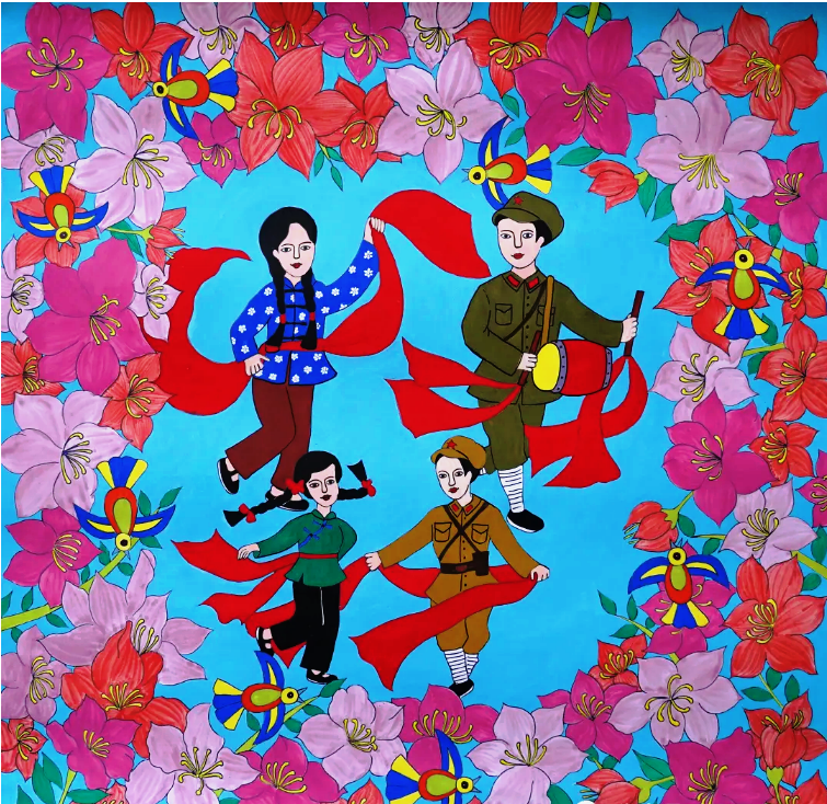 全國（黃岡）農民畫展作品