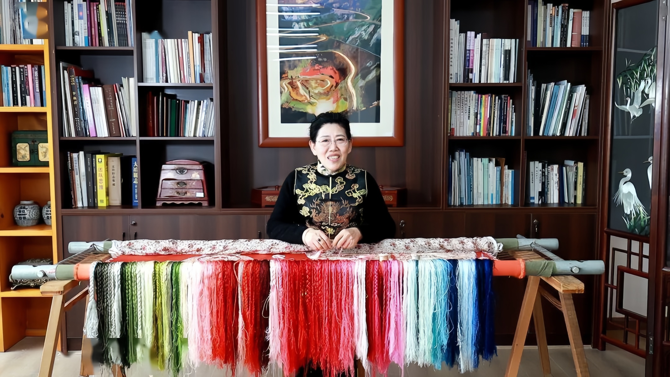 我中心為大冶刺繡等非遺提供版權宣講服務