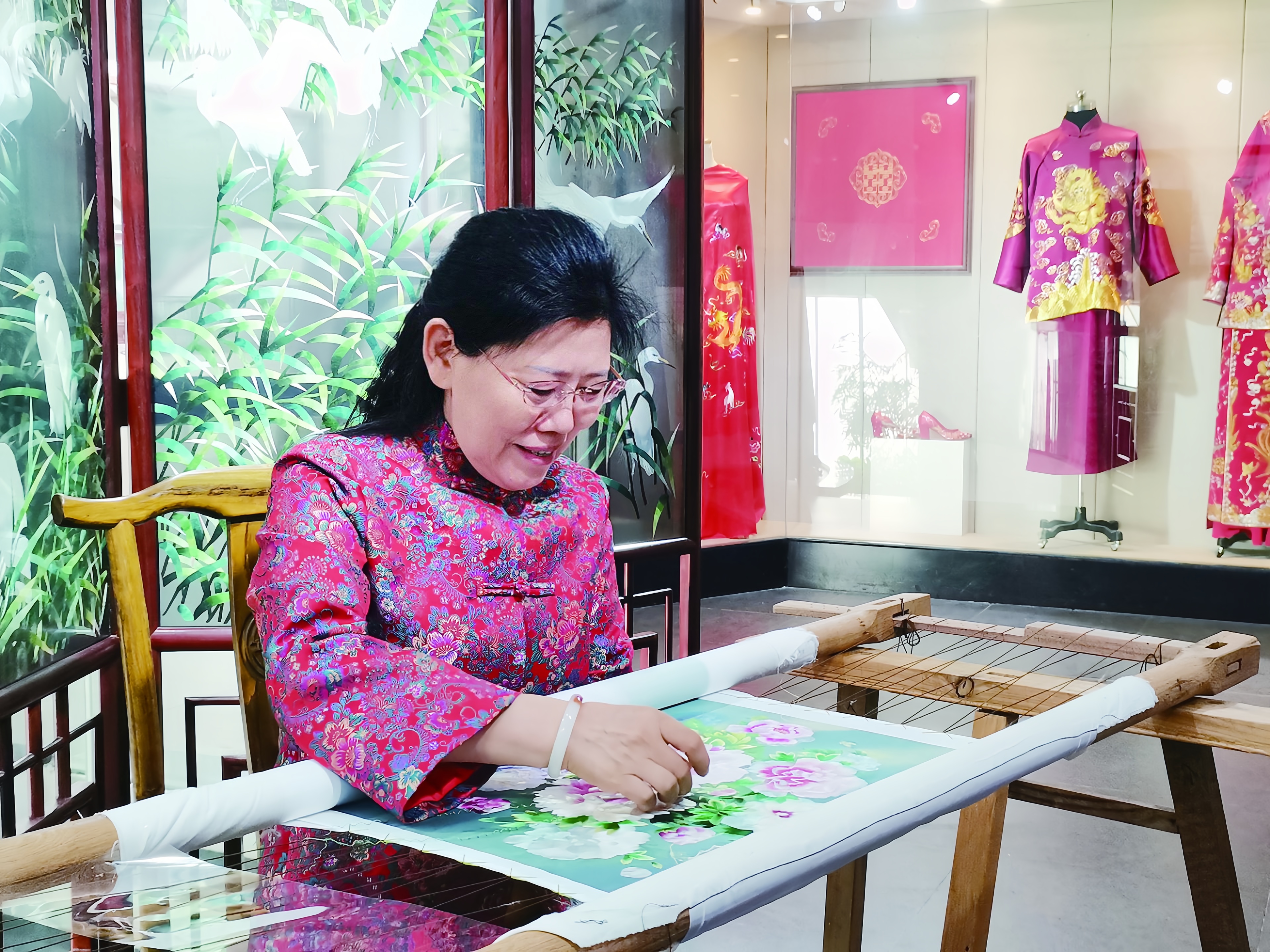 我中心為大冶刺繡等非遺提供版權宣講服務