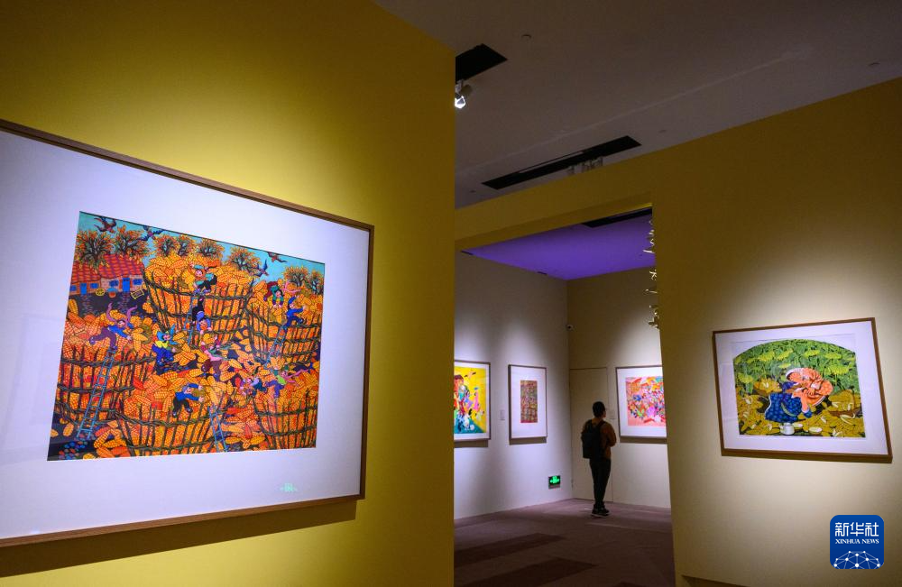 大地繪彩——2025年中國農(nóng)民畫大展開幕