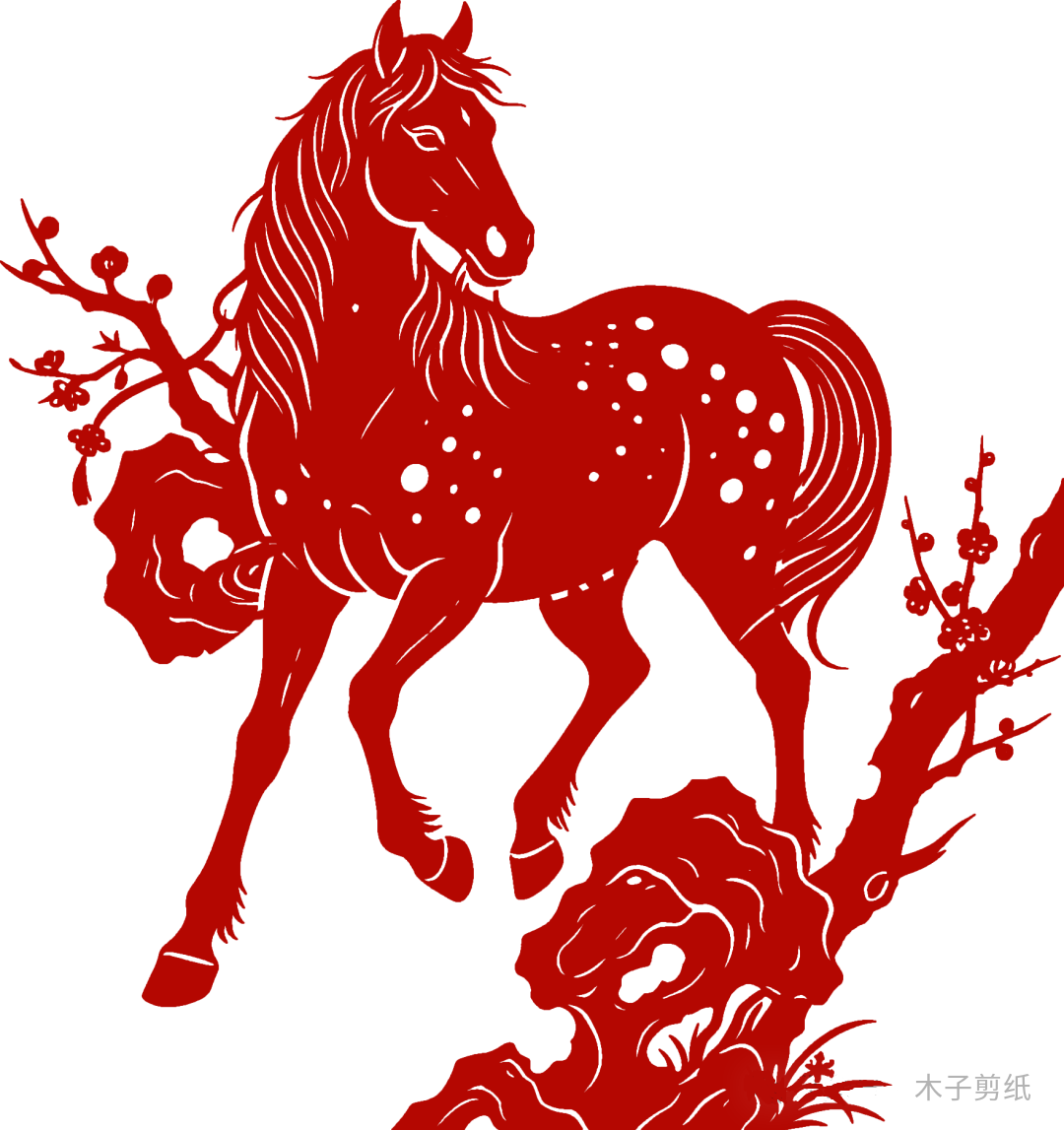 迎世界馬年，賞紅馬剪紙作品