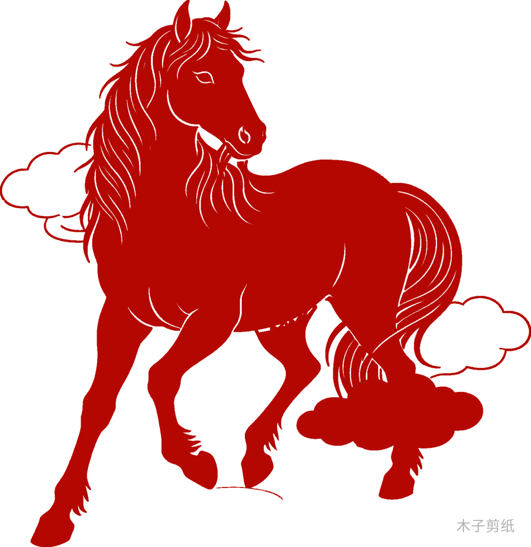 迎世界馬年，賞紅馬剪紙作品