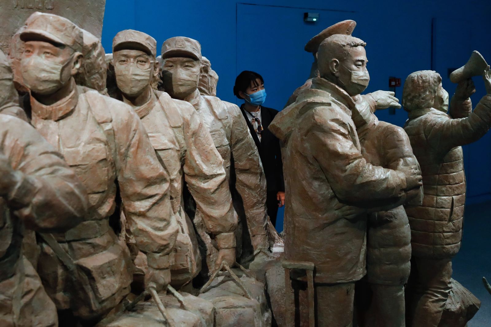 抗疫主題美術作品展在國博舉辦