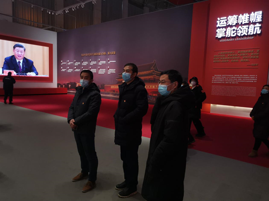 省版權(quán)保護(hù)中心參觀武漢抗疫專題展